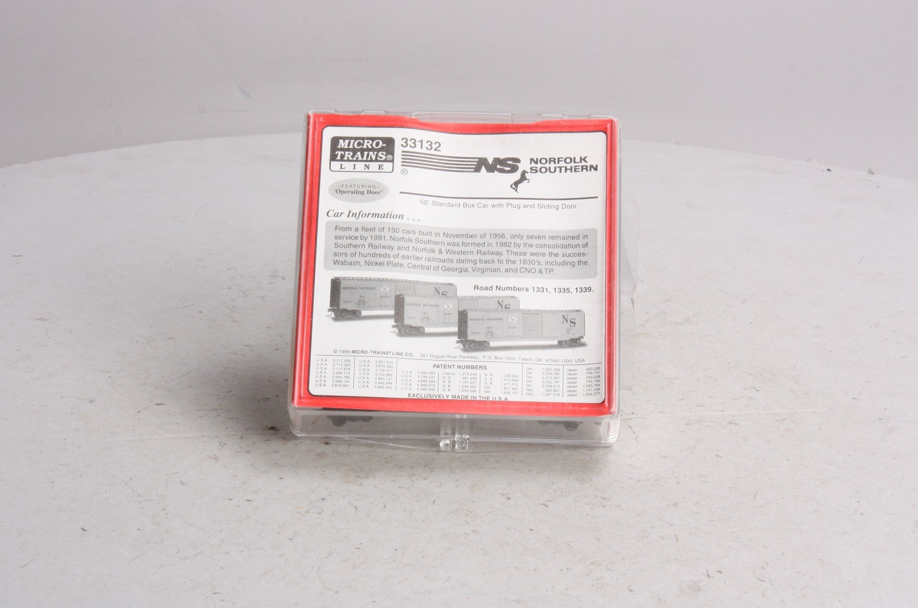 Micro-Trains 03300132 N Scale NS 50' Standard Sliding Door Boxcar (Set of 3) LN/Box