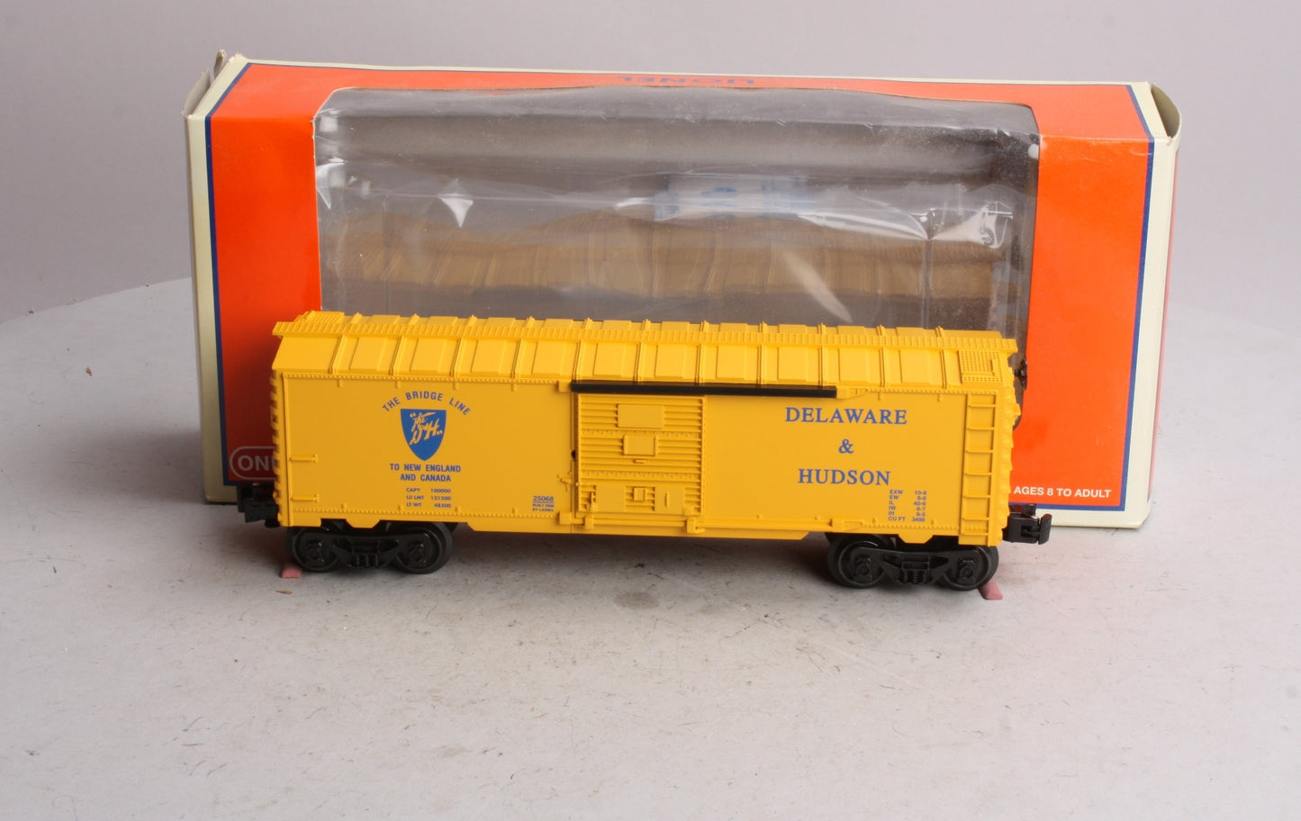 Lionel 6-25068 O Gauge Delaware & Hudson Boxcar LN/Box
