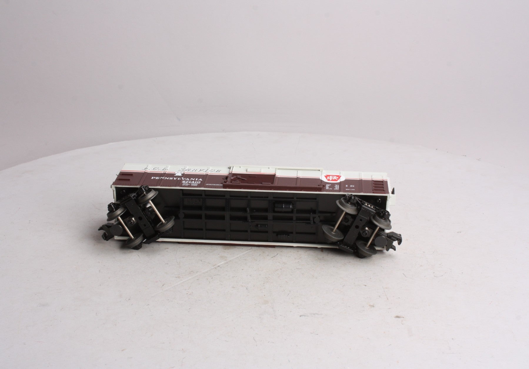 MTH 30-7459 O Gauge Pennsylvania Railroad L.C.L. Service Boxcar #671410 LN/Box