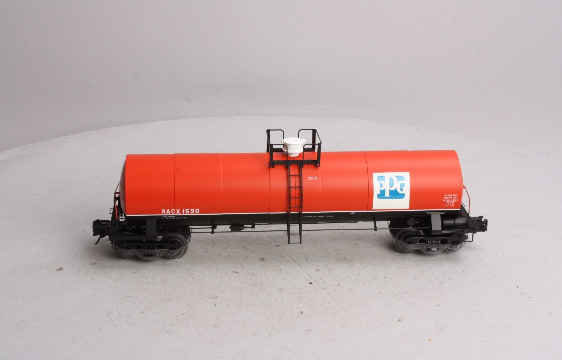 Atlas 8259-3 O Gauge PPG 17,360 Gallon Tank Car #1520 3-Rail LN/Box