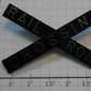 Lionel 154-34B Black RR Crossing Arms w/ Silver Lettering