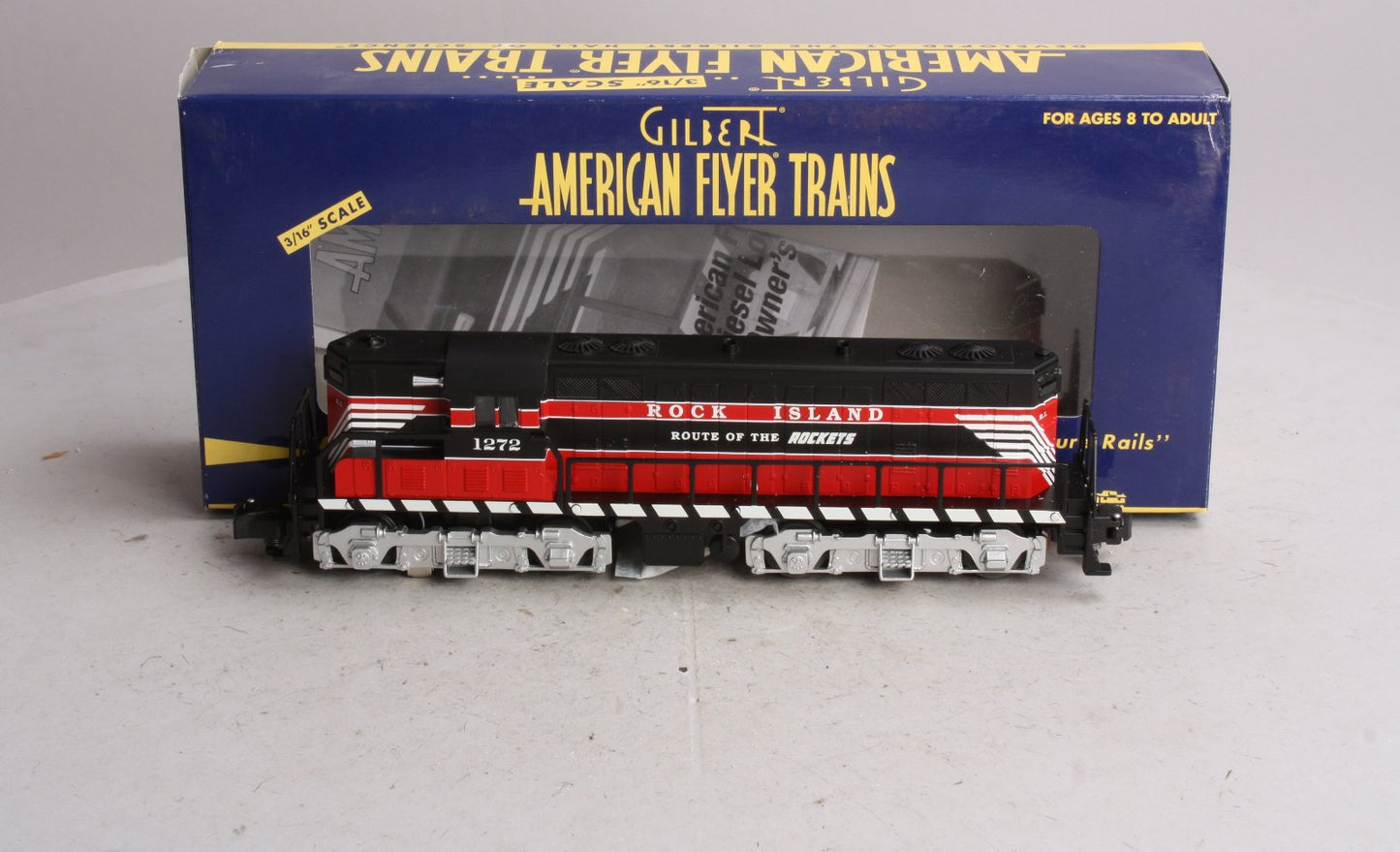 American Flyer 6-48033 S Rock Island GP-7 Diesel Locomotive #1272 NIB