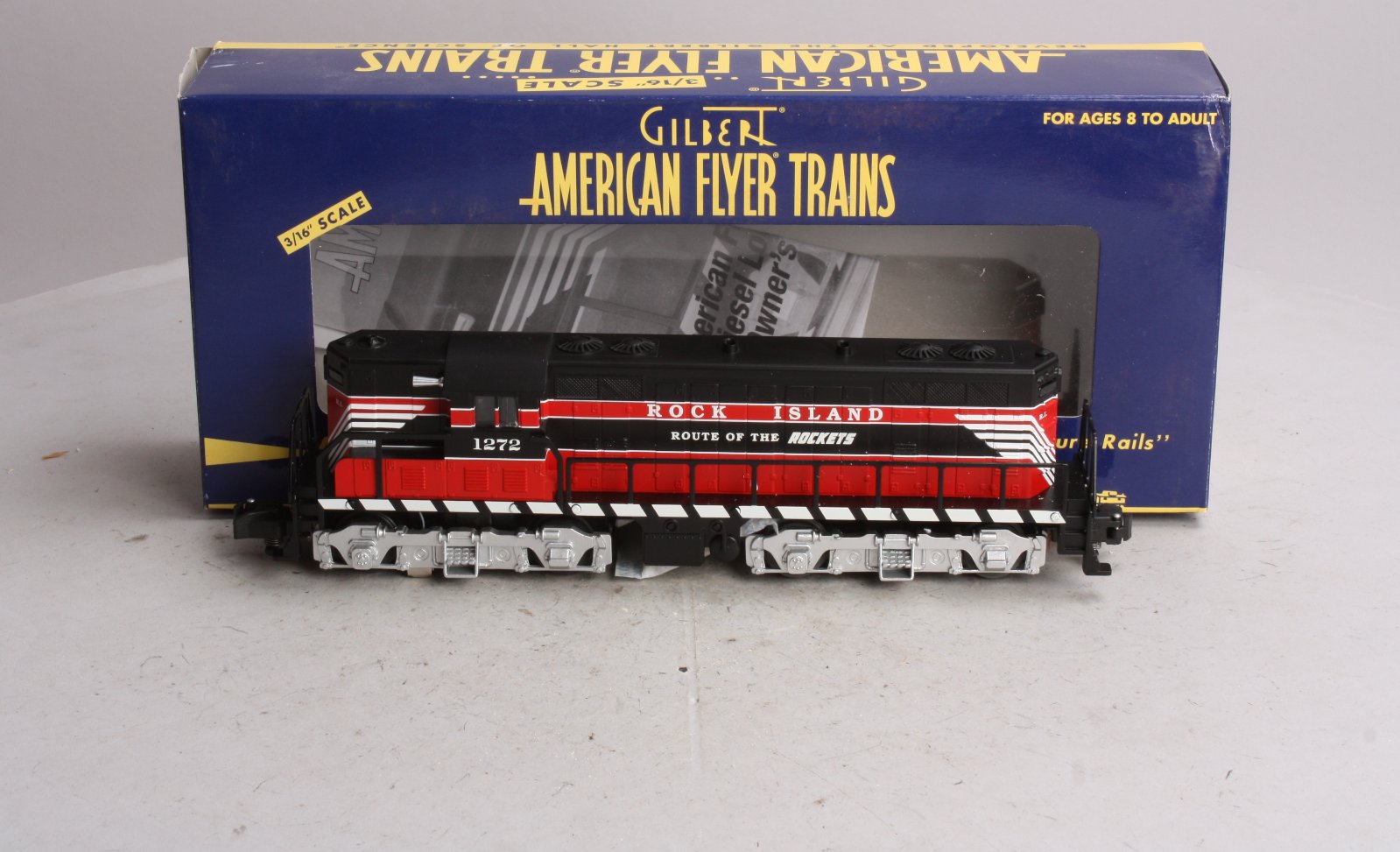 American Flyer 6-48033 S Rock Island GP-7 Diesel Locomotive #1272 NIB