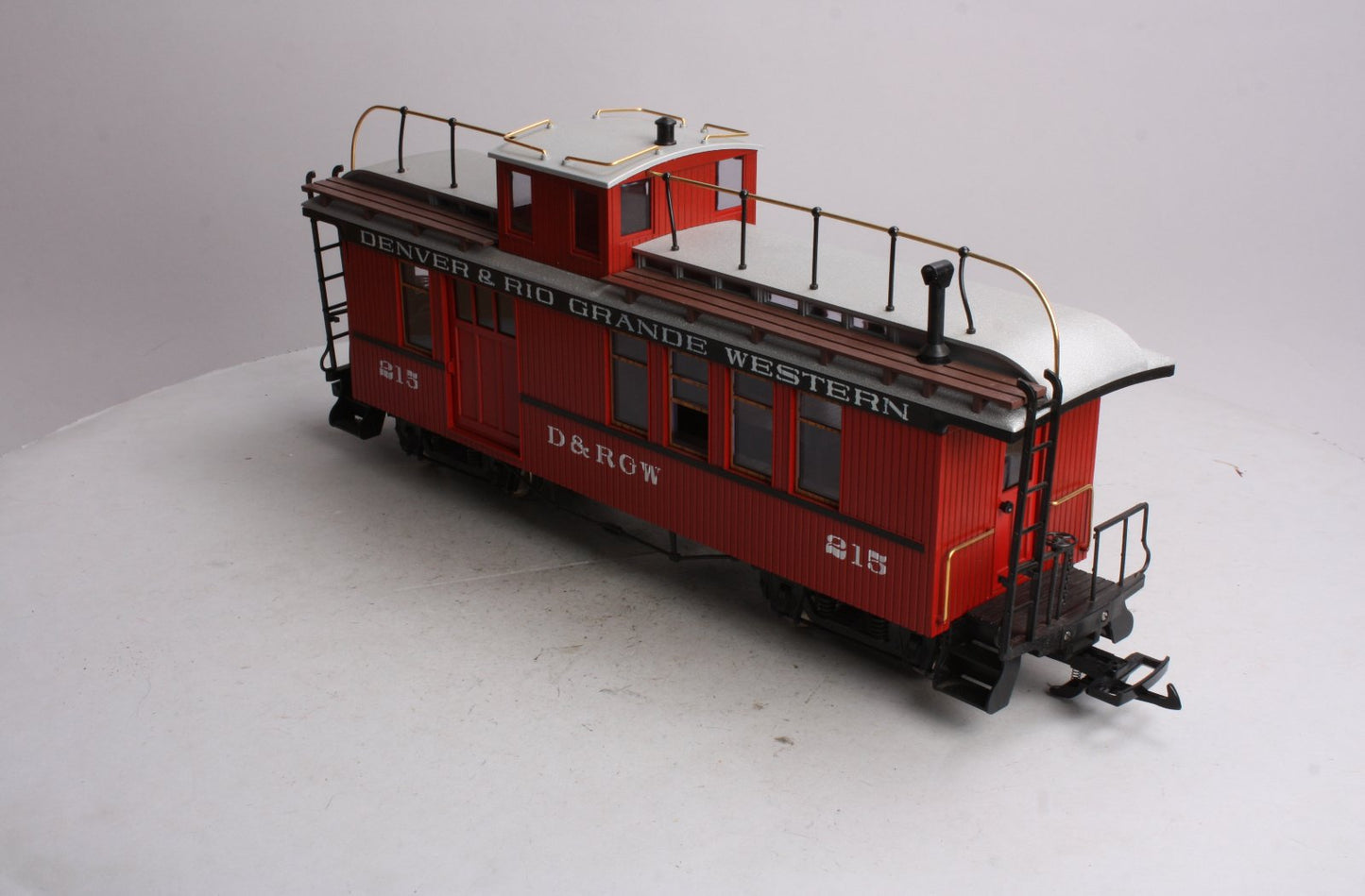 LGB 4075 G Denver & Rio Grande Western Deluxe Drovers Caboose w/Metal Wheels LN
