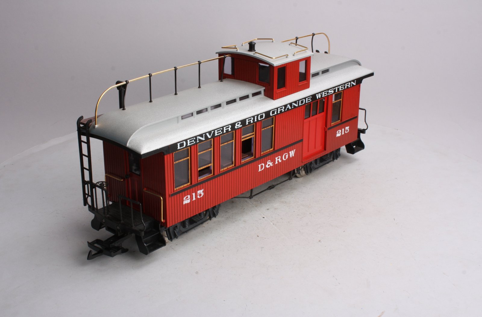 LGB 4075 G Denver & Rio Grande Western Deluxe Drovers Caboose w/Metal Wheels LN