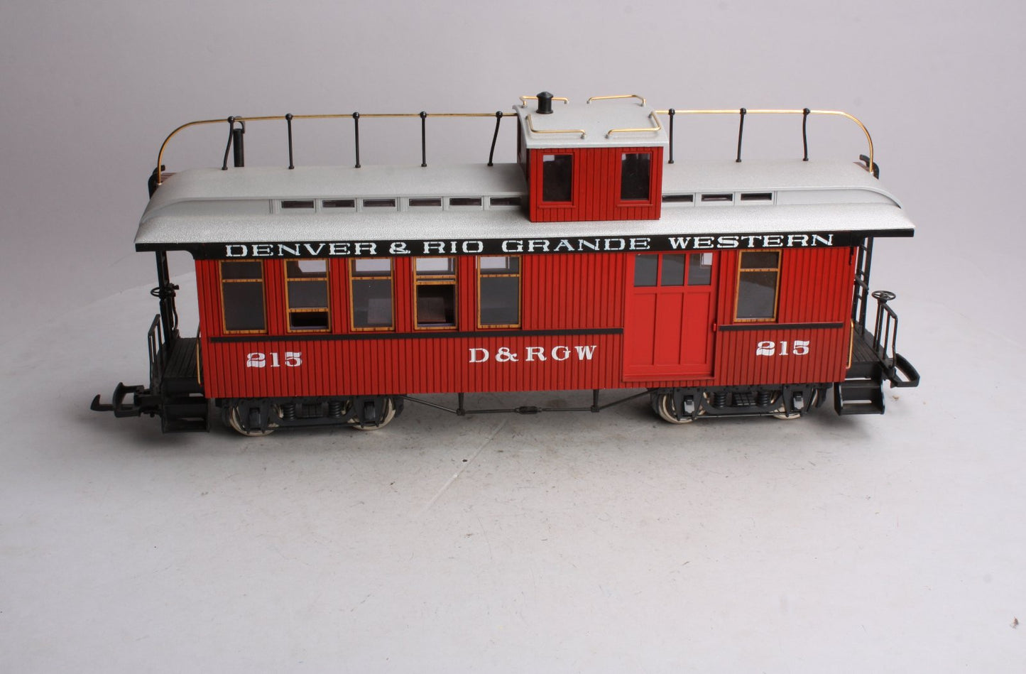 LGB 4075 G Denver & Rio Grande Western Deluxe Drovers Caboose w/Metal Wheels LN