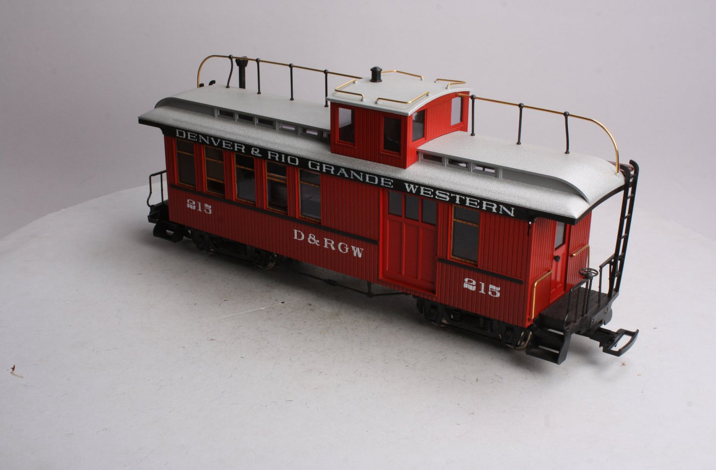 LGB 4075 G Denver & Rio Grande Western Deluxe Drovers Caboose w/Metal Wheels LN