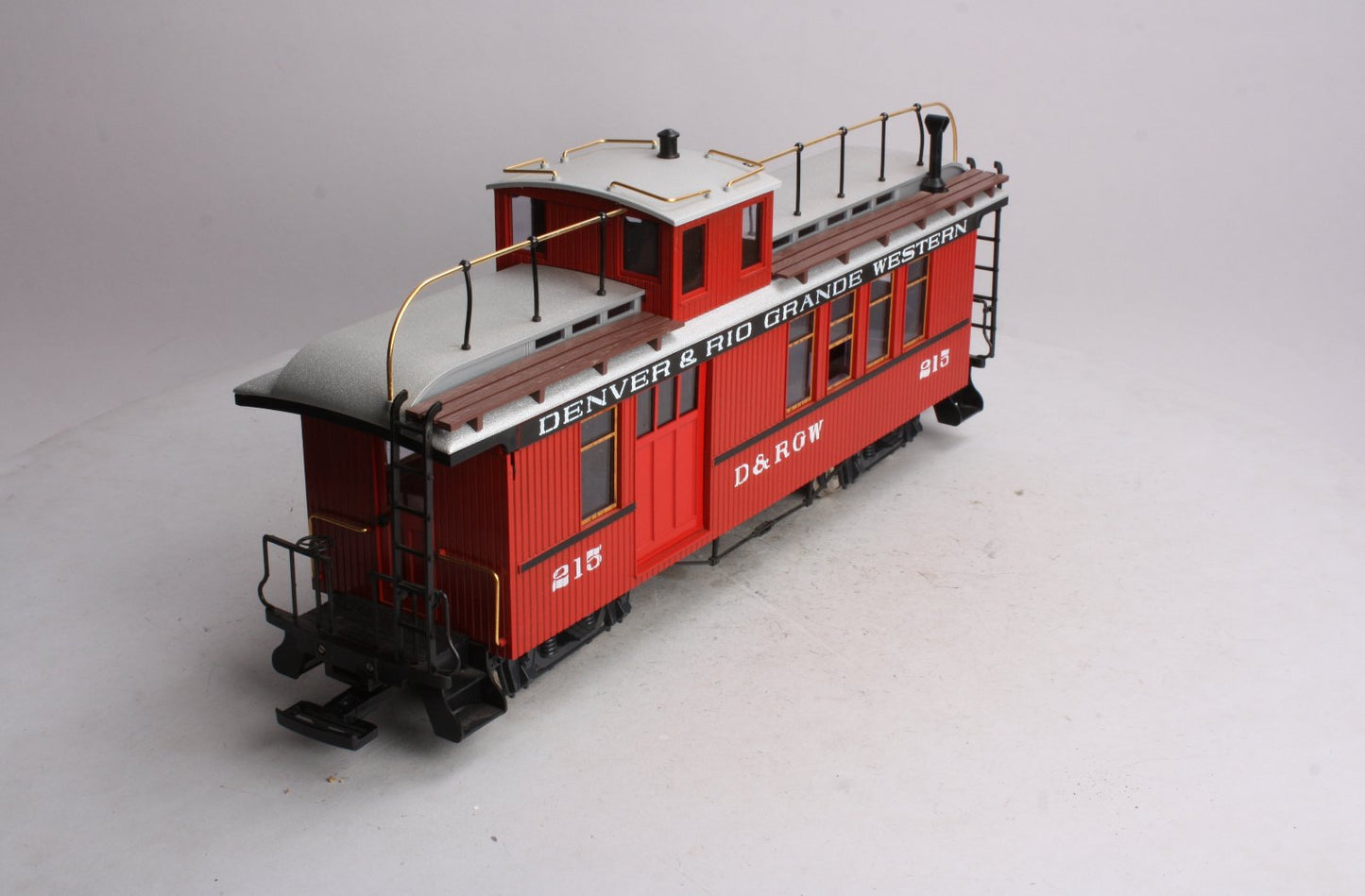 LGB 4075 G Denver & Rio Grande Western Deluxe Drovers Caboose w/Metal Wheels LN