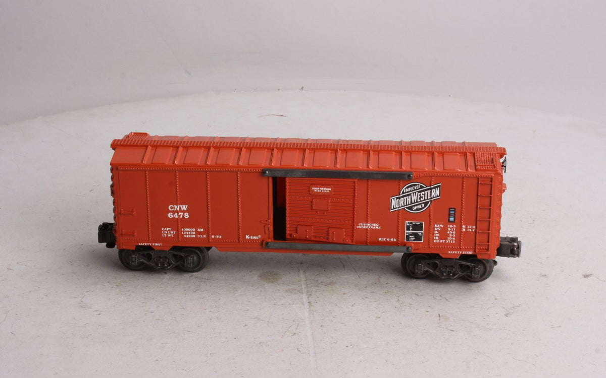 K-Line K6478 O Gauge Chicago & North Western Classic Boxcar EX/Box