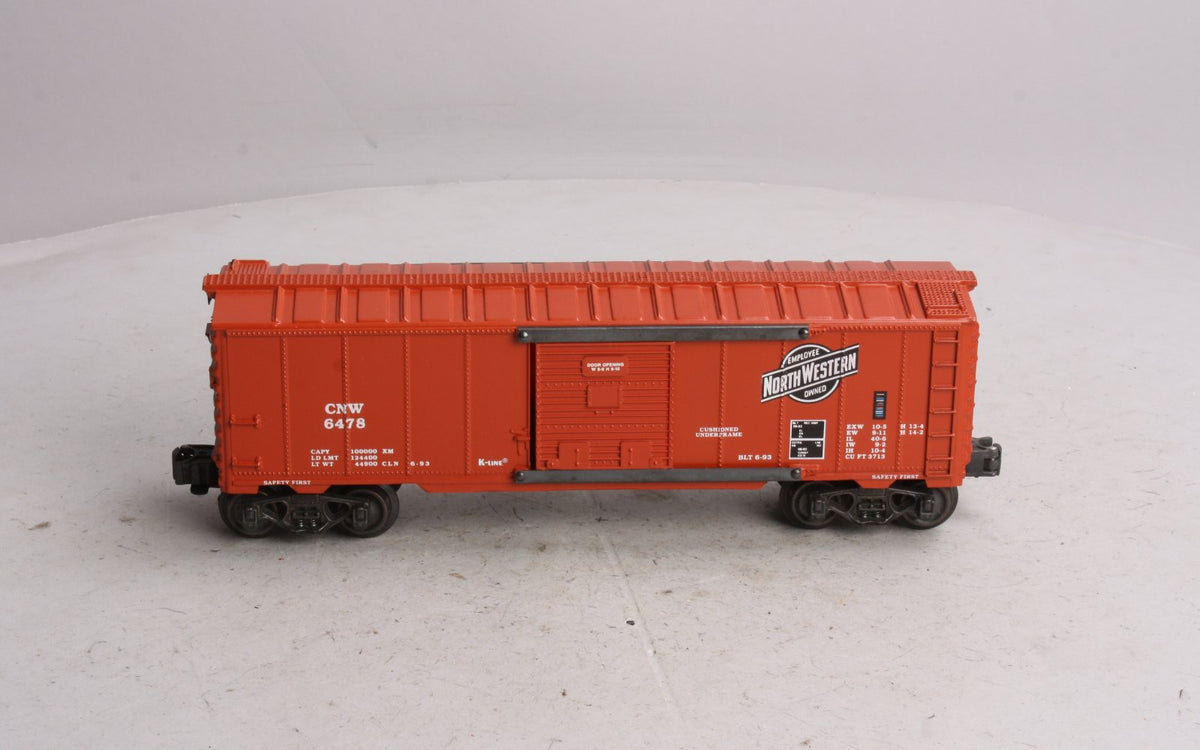 K-Line K6478 O Gauge Chicago & North Western Classic Boxcar EX/Box