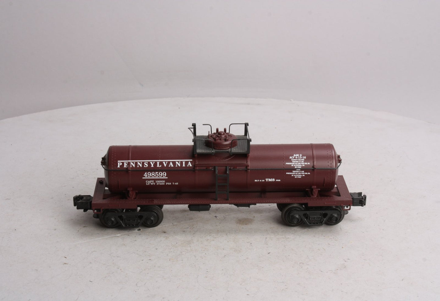 Industrial Rail 6002 O Gauge Pennsylvania Single Dome Tank Car #498599 EX/Box