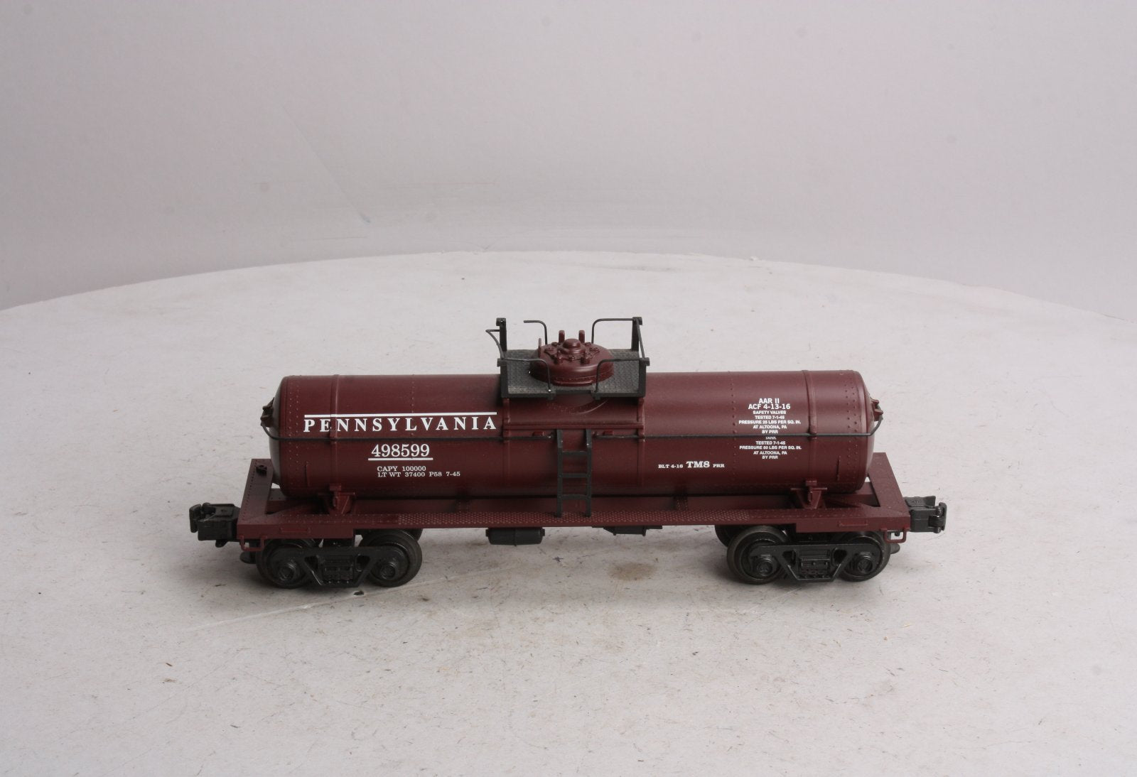 Industrial Rail 6002 O Gauge Pennsylvania Single Dome Tank Car #498599 EX/Box