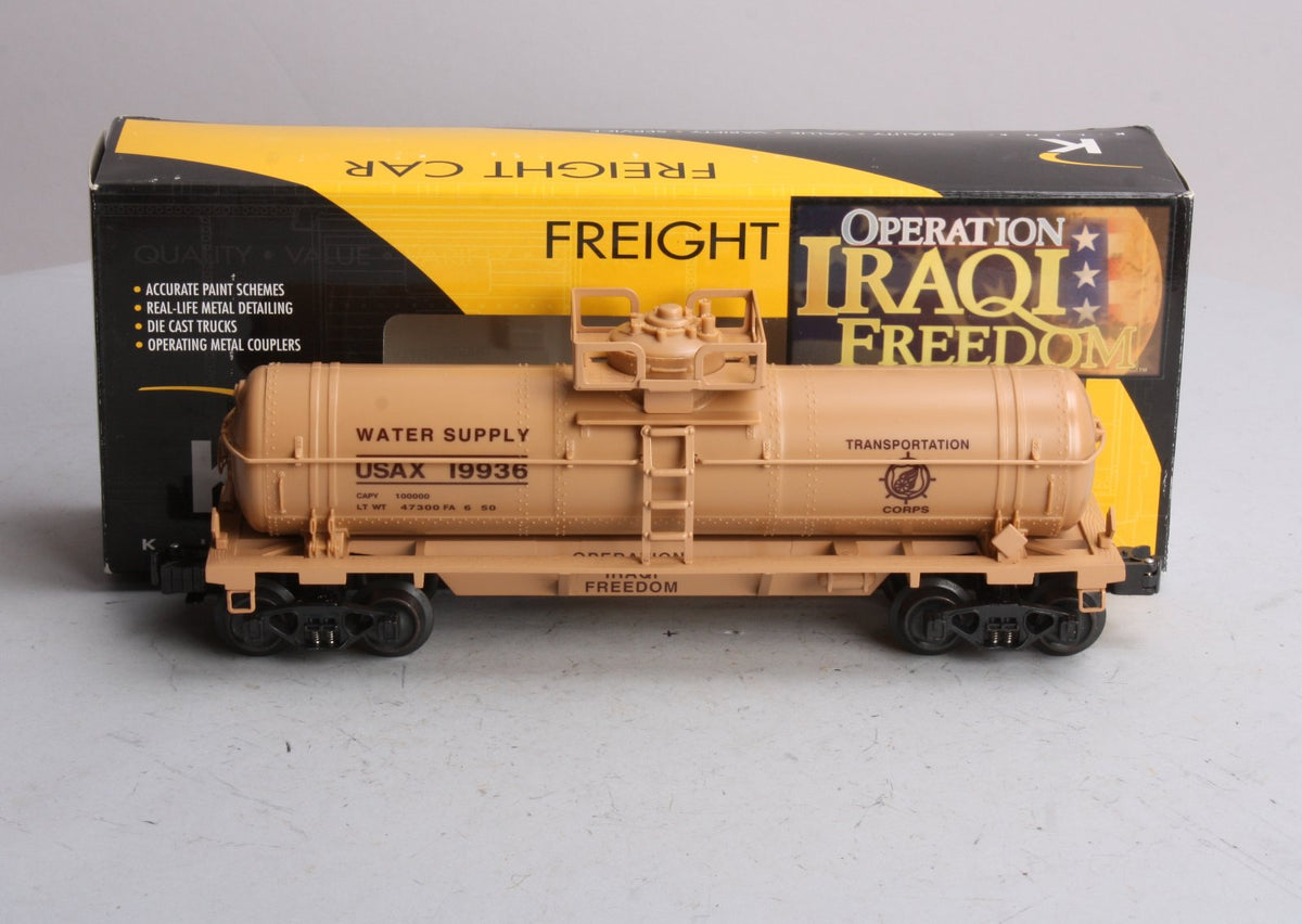 K-Line K632-8030 O Gauge Operation Iraqi Freedom Tank Car NIB