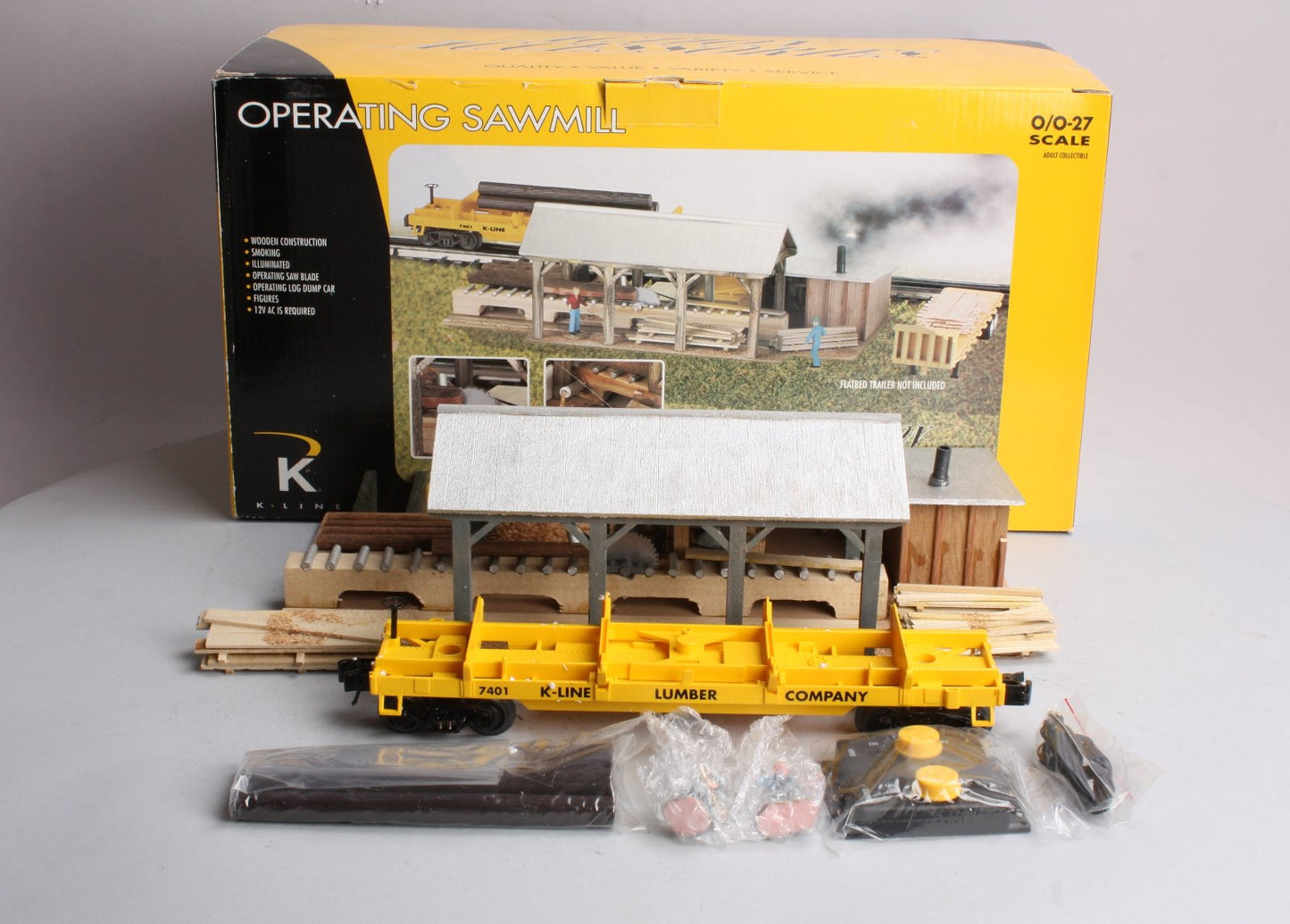 K-Line K42450 O Scale Operating Sawmill LN/Box