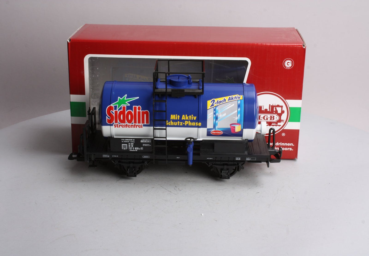 LGB 45407 G Scale Sidolin Tank Car LN/Box