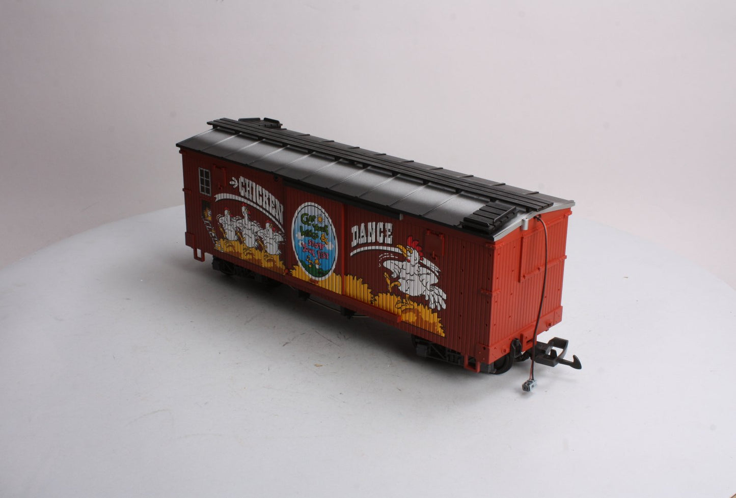 LGB 44672 Chicken Dance Boxcar with Sound EX/Box