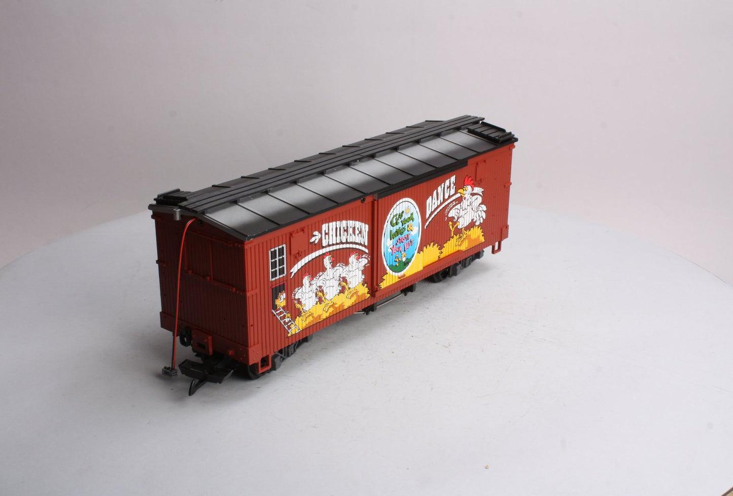 LGB 44672 Chicken Dance Boxcar with Sound EX/Box