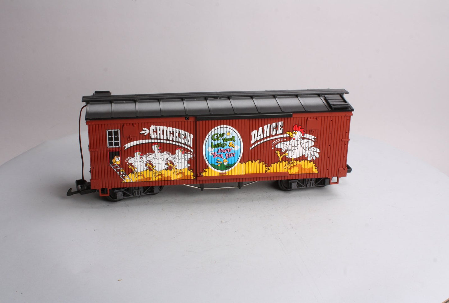 LGB 44672 Chicken Dance Boxcar with Sound EX/Box
