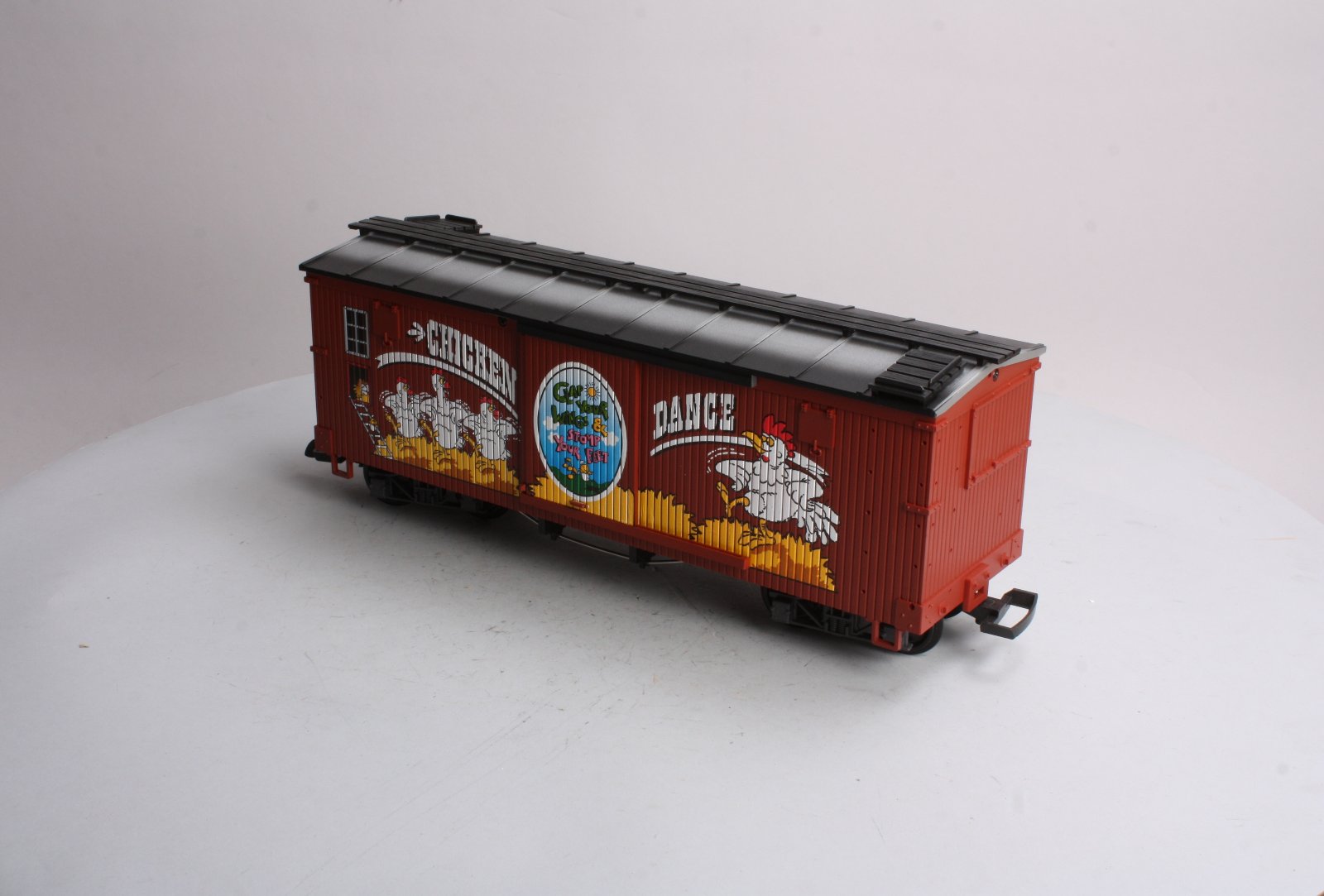 LGB 44672 Chicken Dance Boxcar with Sound EX/Box