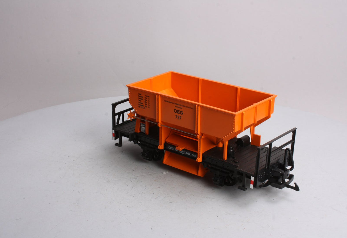 LGB 4141 G Scale OEG Europeon Four-Wheel Ballast Car NIB