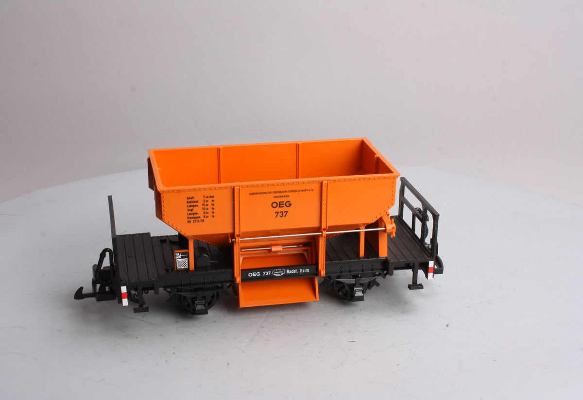 LGB 4141 G Scale OEG Europeon Four-Wheel Ballast Car NIB