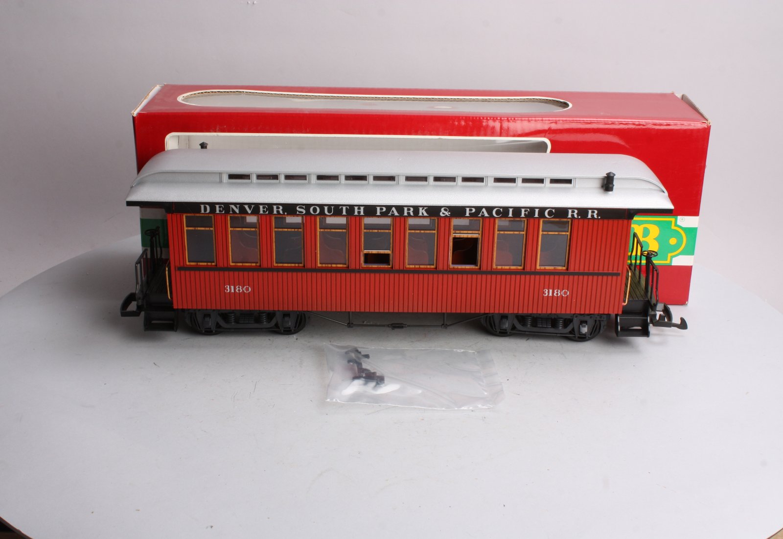 LGB 3180 G Scale Denver, South Park & Pacific Passenger Car NIB
