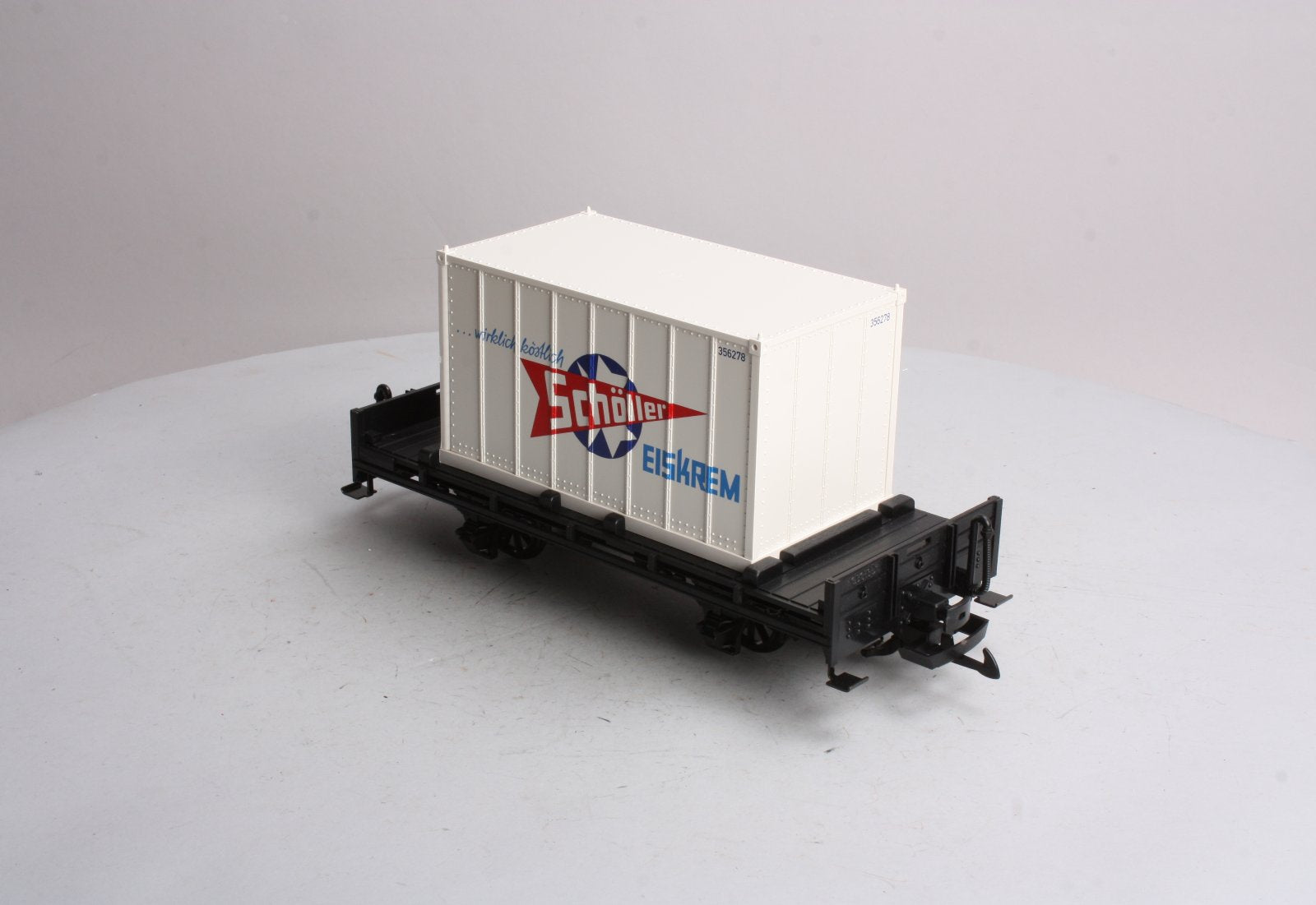 LGB 43030 G Scale Flatcar w/ Scholler Container LN/Box