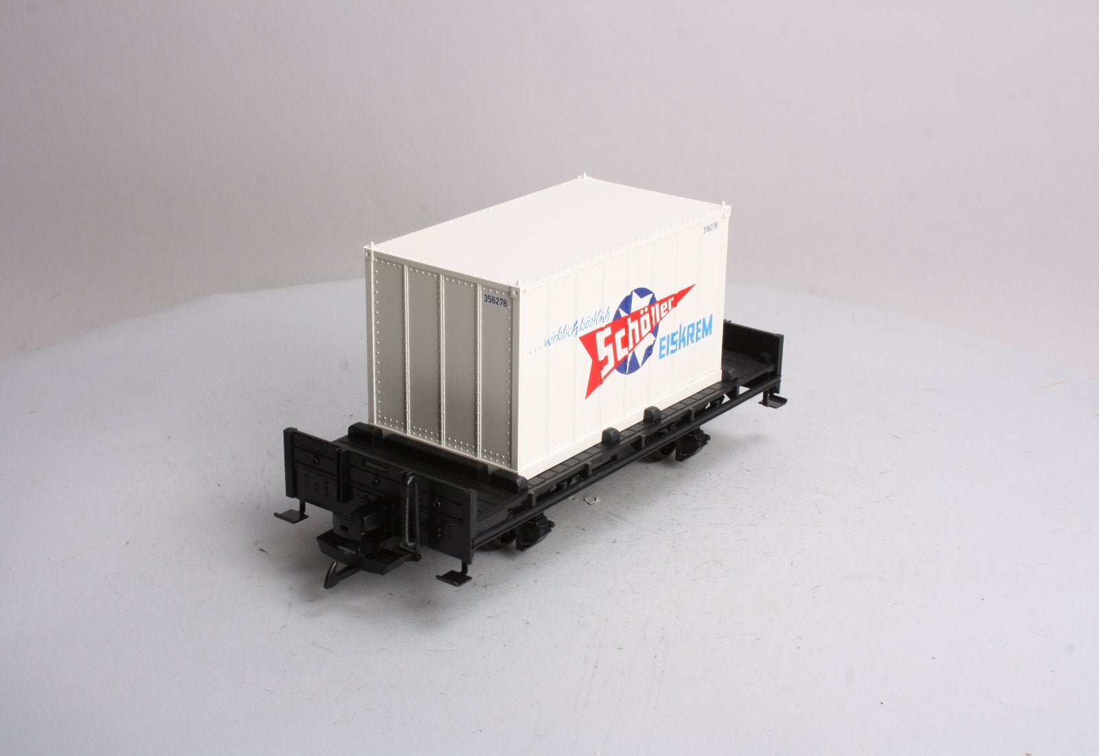 LGB 43030 G Scale Flatcar w/ Scholler Container LN/Box