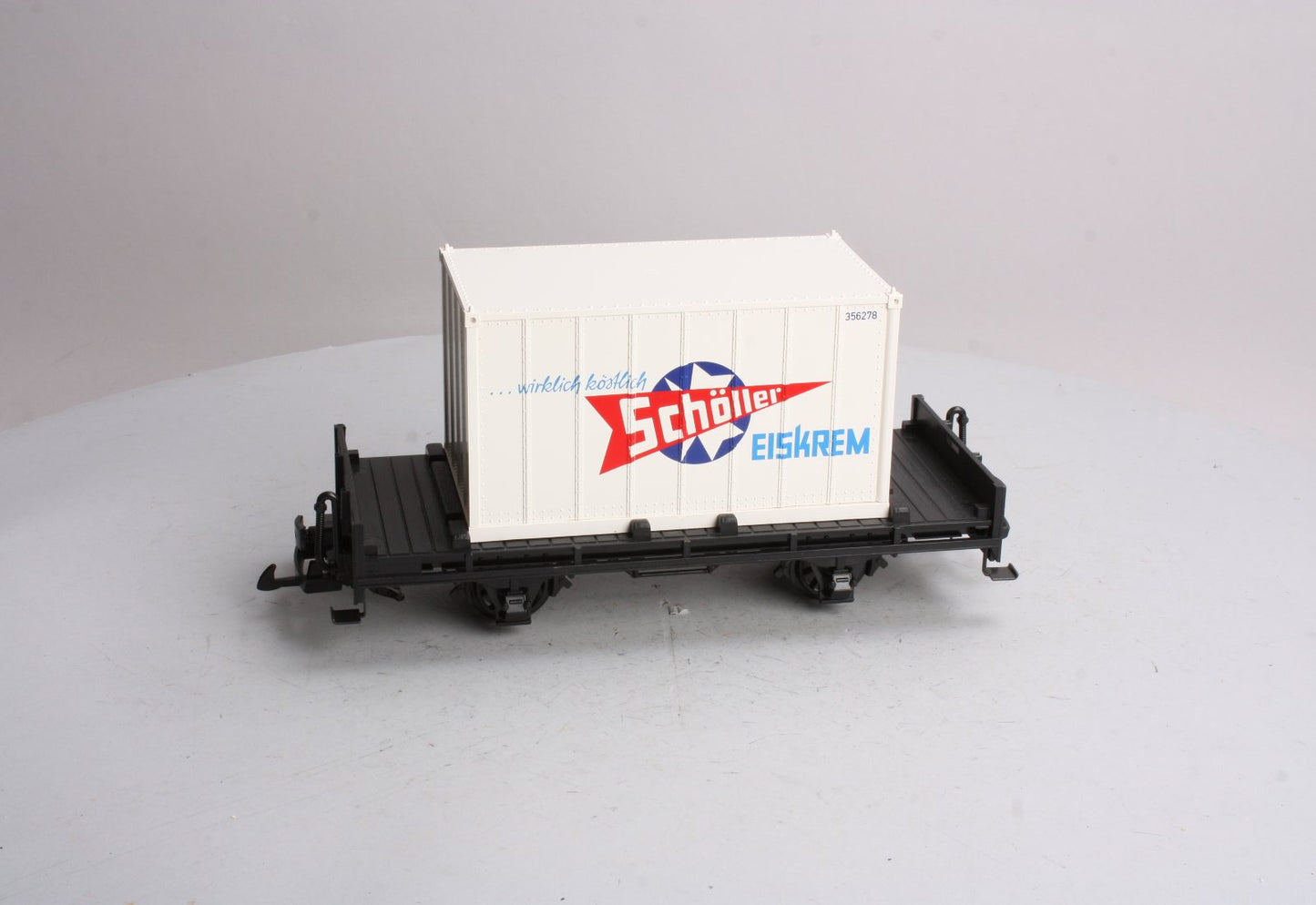 LGB 43030 G Scale Flatcar w/ Scholler Container LN/Box