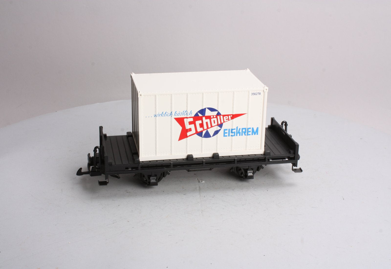 LGB 43030 G Scale Flatcar w/ Scholler Container LN/Box