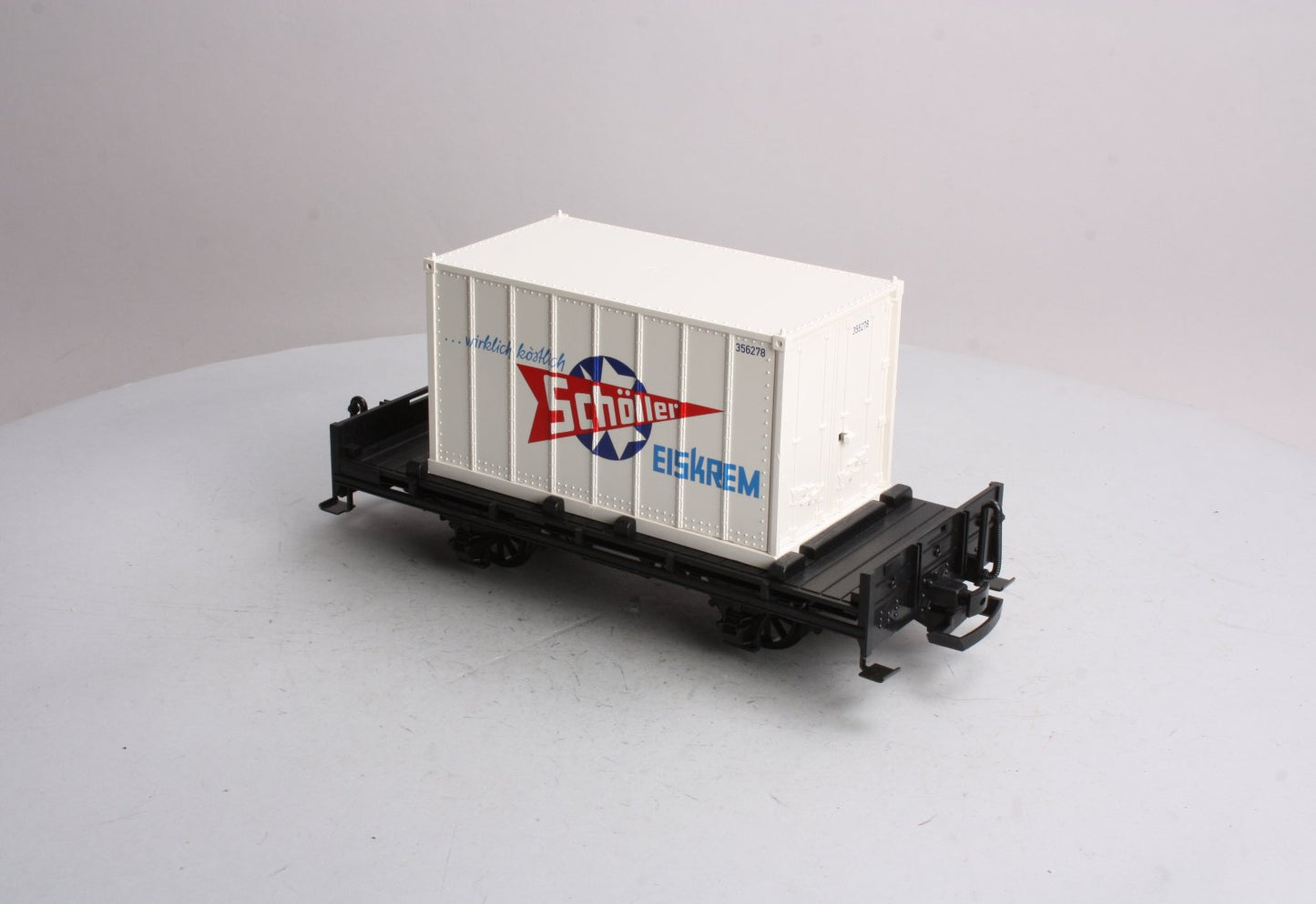 LGB 43030 G Scale Flatcar w/ Scholler Container LN/Box