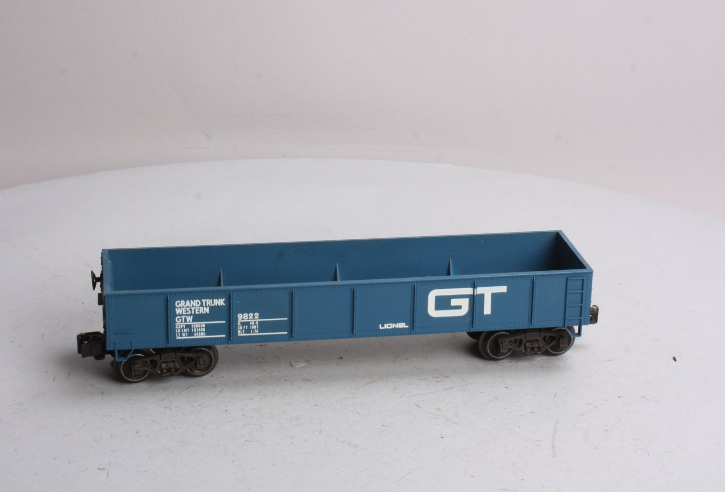 Lionel 6-9822 Grand Trunk Gondola W/O Load EX/Box