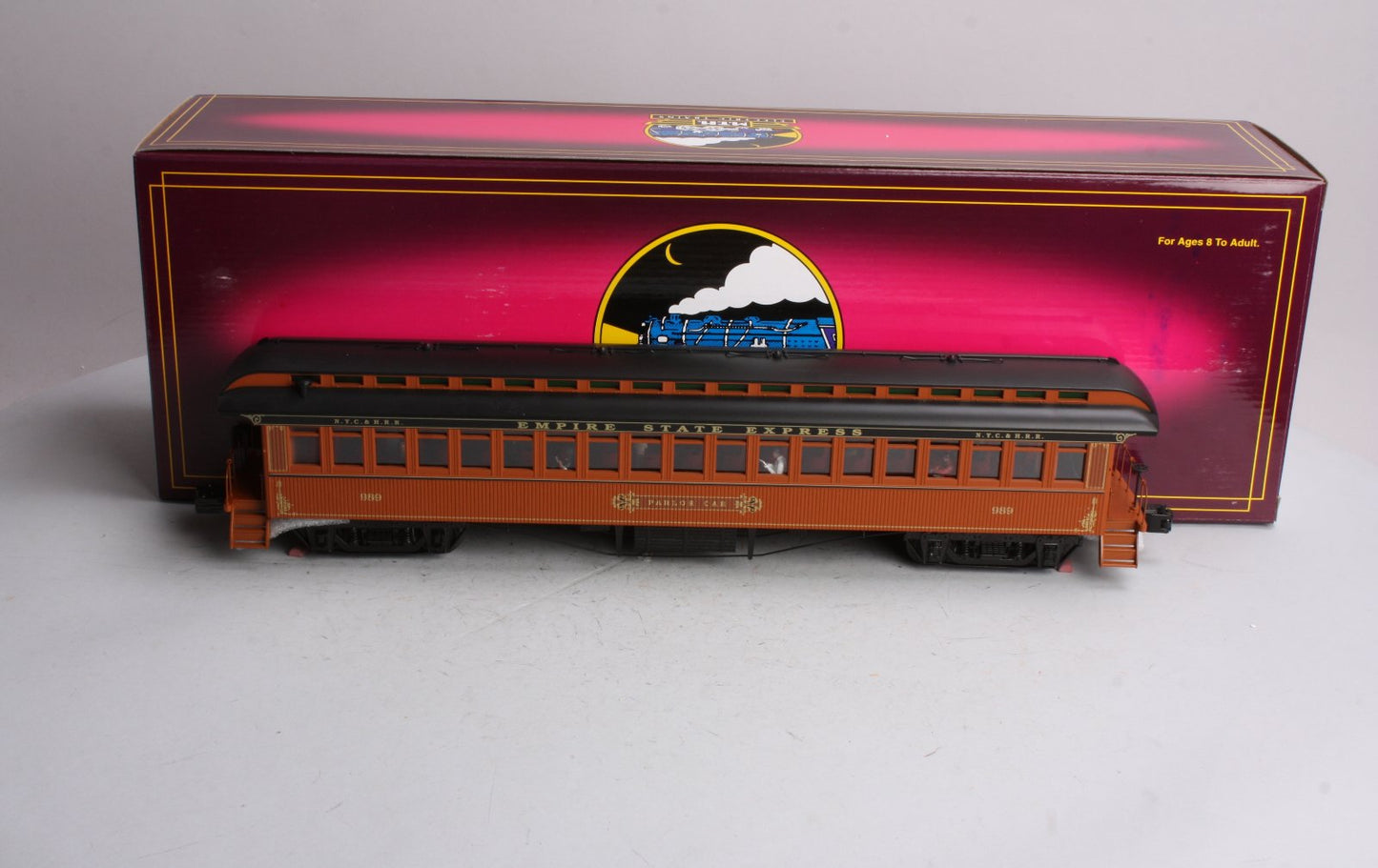 MTH 20-62001A O New York Central 64' Woodsided Caoch Passenger Car LN/Box
