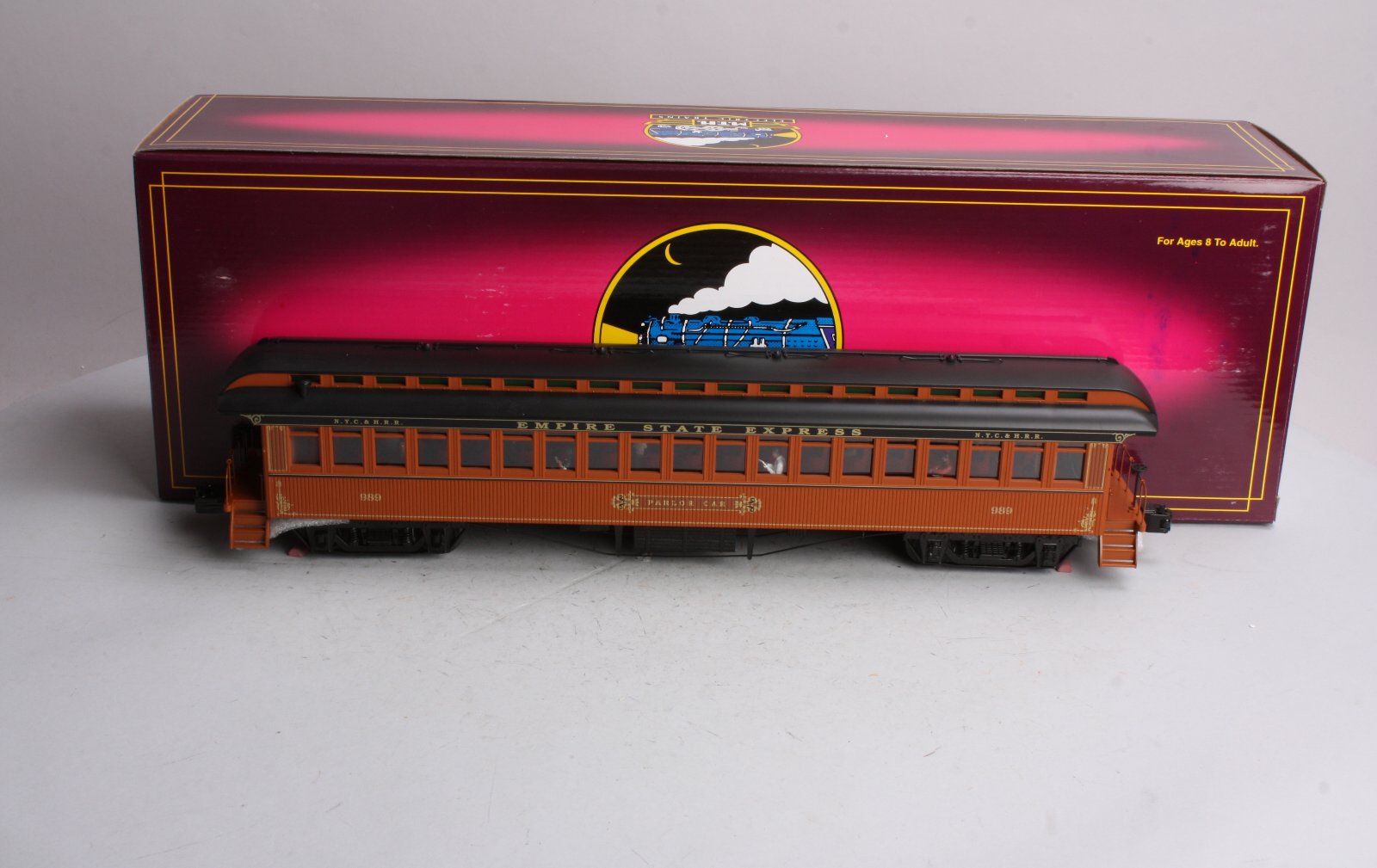 MTH 20-62001A O New York Central 64' Woodsided Caoch Passenger Car LN/Box