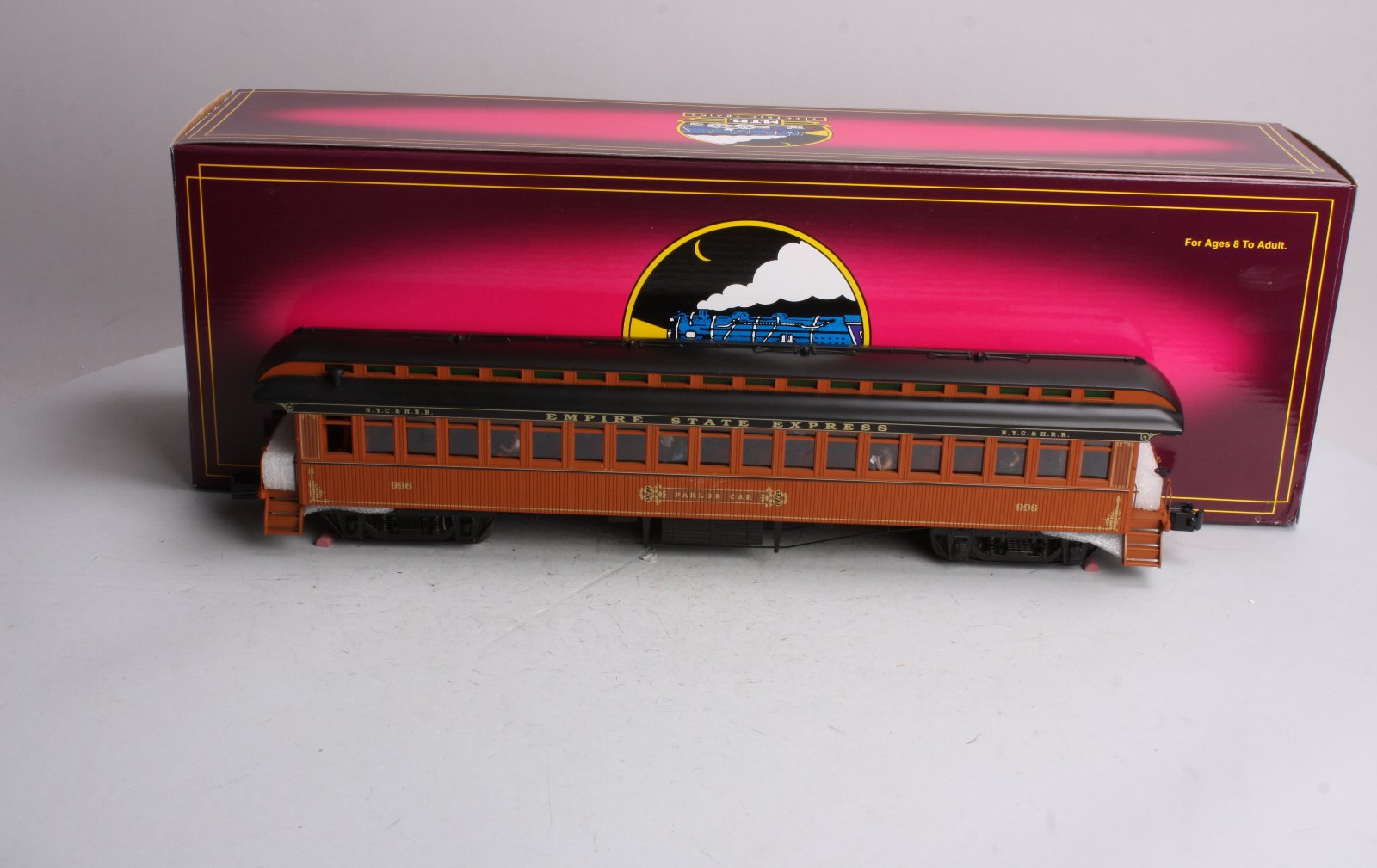 MTH 20-62001B New York Central 64' Woodsided Coach Passenger Car LN/Box