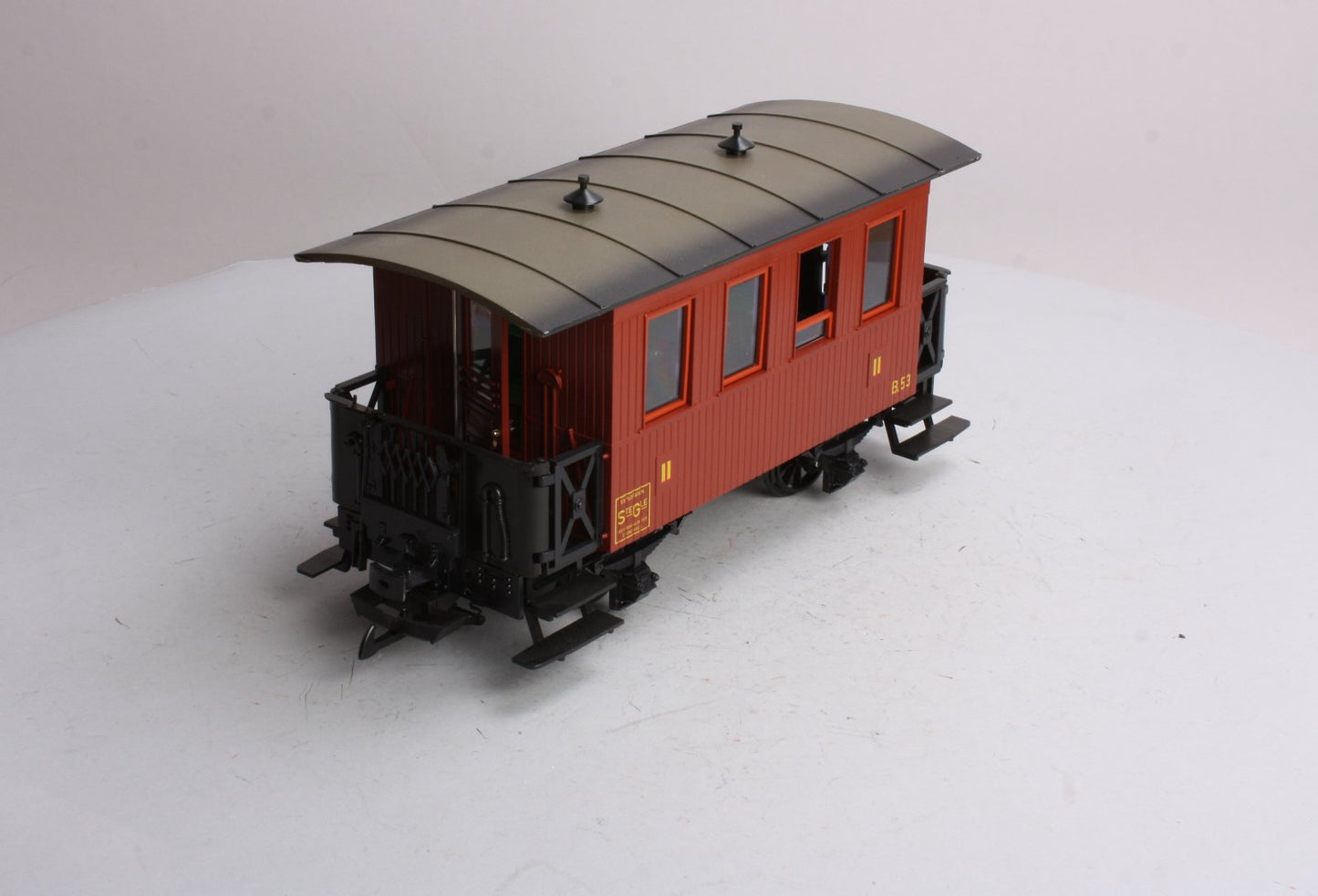 LGB 3206 #2 LGB Passenger Car w/Plastic Wheels LN/Box
