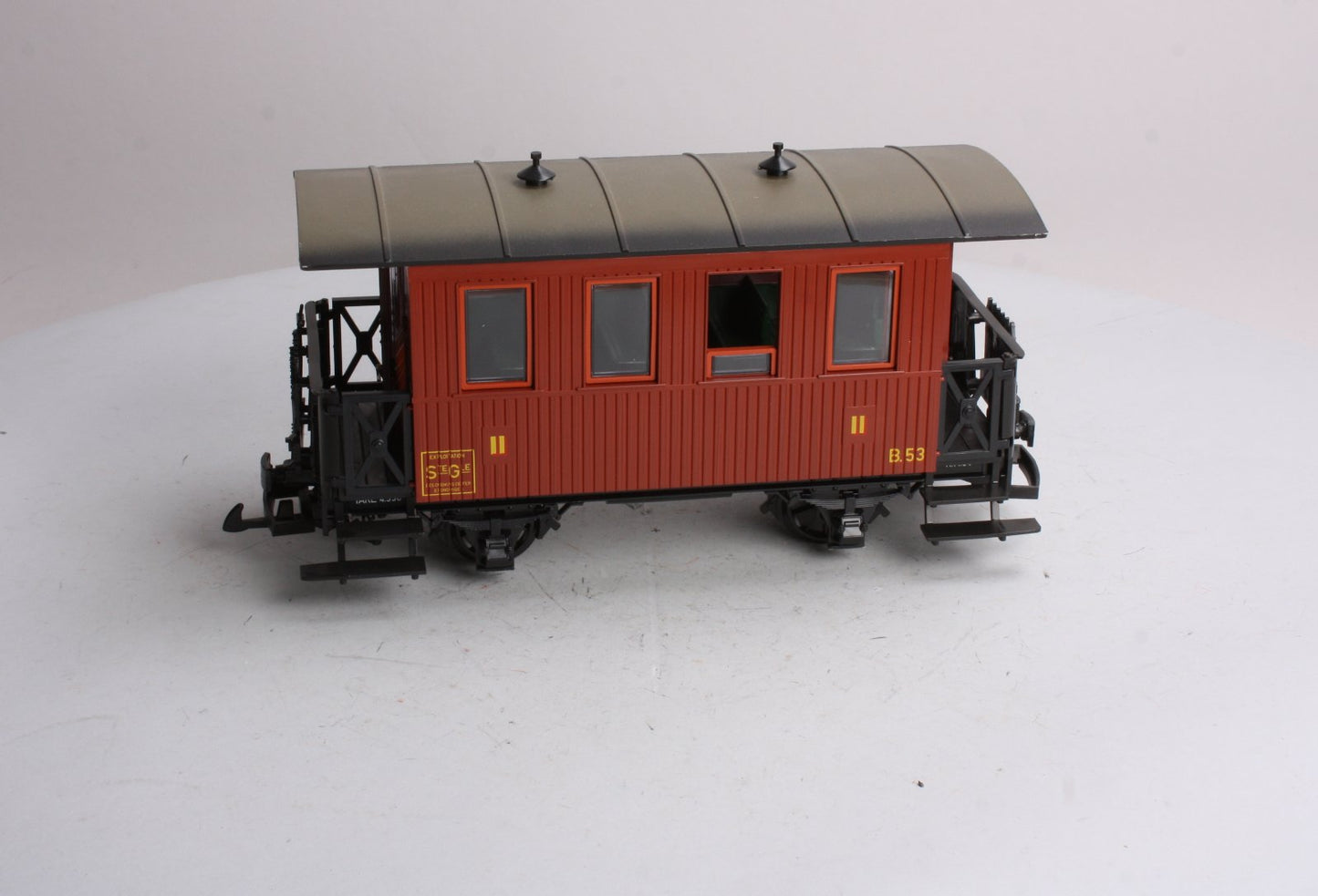 LGB 3206 #2 LGB Passenger Car w/Plastic Wheels LN/Box