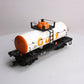 Lionel 8-87602 Gulf Single Dome Tank Car w/Plastic Wheels LN/Box