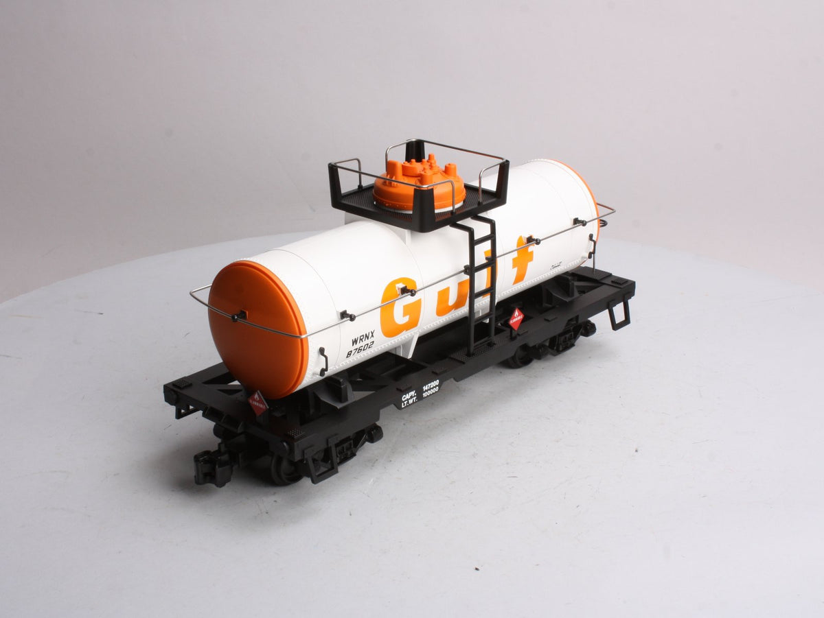 Lionel 8-87602 Gulf Single Dome Tank Car w/Plastic Wheels LN/Box