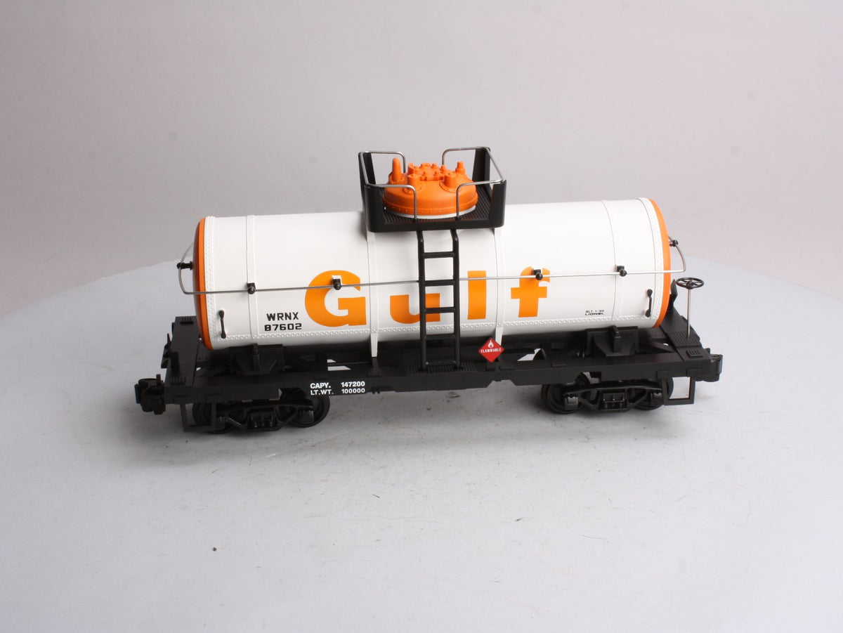 Lionel 8-87602 Gulf Single Dome Tank Car w/Plastic Wheels LN/Box