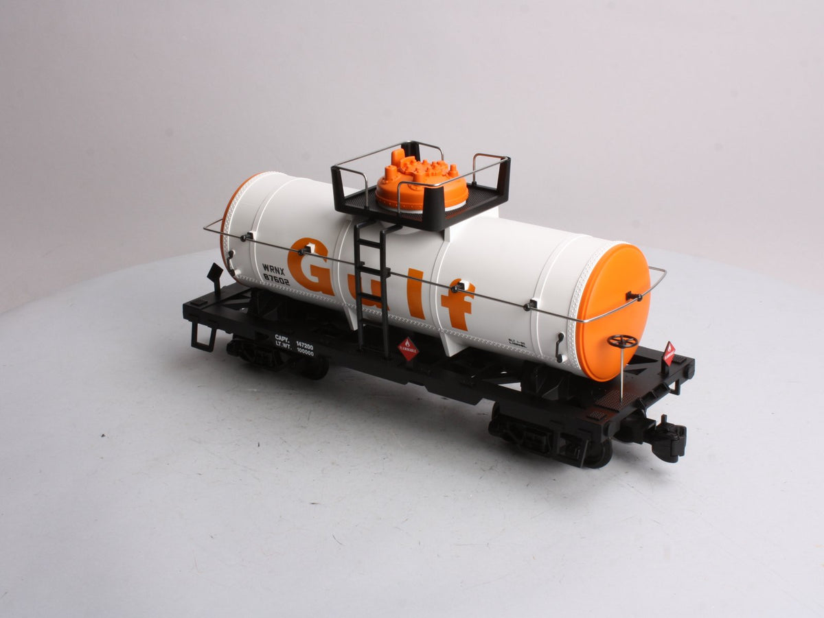 Lionel 8-87602 Gulf Single Dome Tank Car w/Plastic Wheels LN/Box