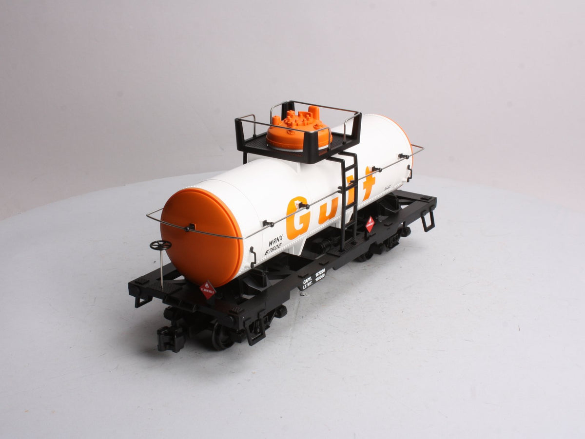 Lionel 8-87602 Gulf Single Dome Tank Car w/Plastic Wheels LN/Box