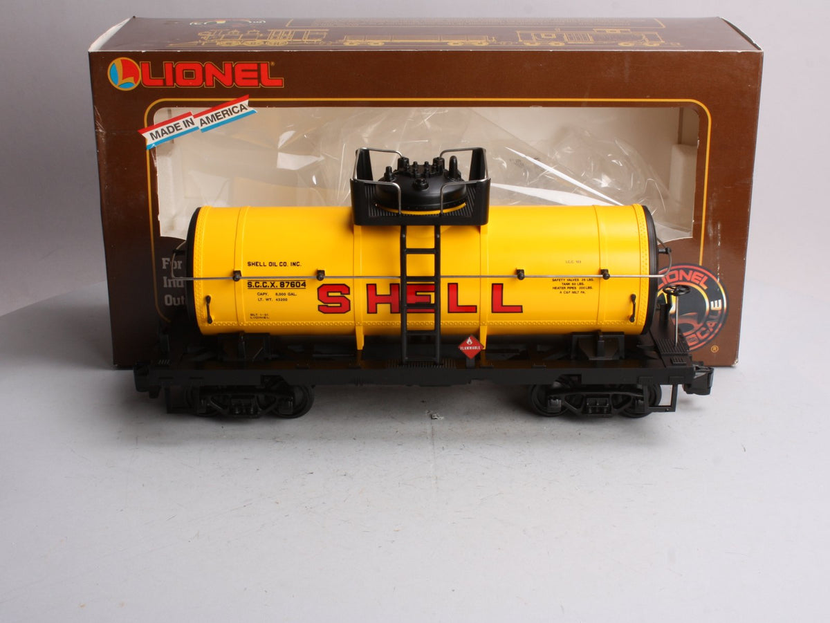 Lionel 8-87604 Shell Single Dome Tank Car LN/Box