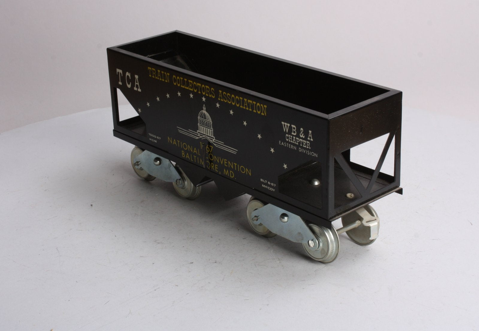 McCoy 1967 Standard Gauge TCA Baltimore, MD. National Convention Hopper EX