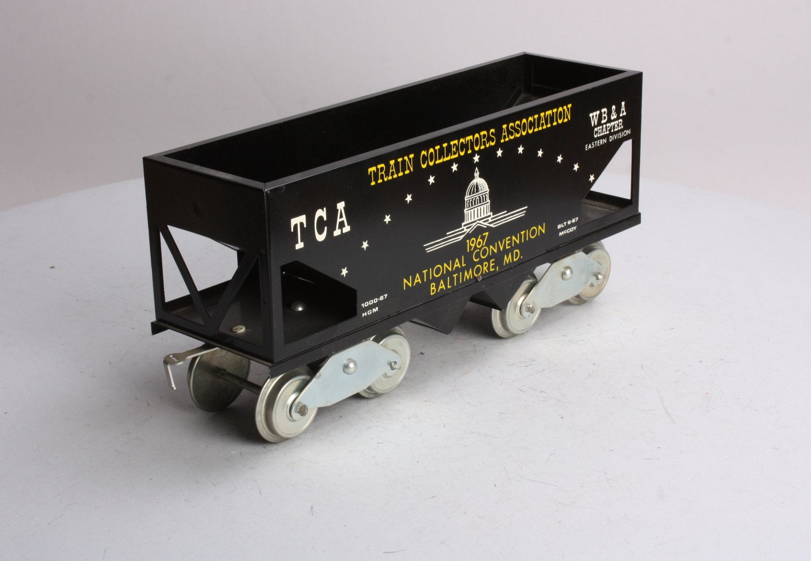 McCoy 1967 Standard Gauge TCA Baltimore, MD. National Convention Hopper EX