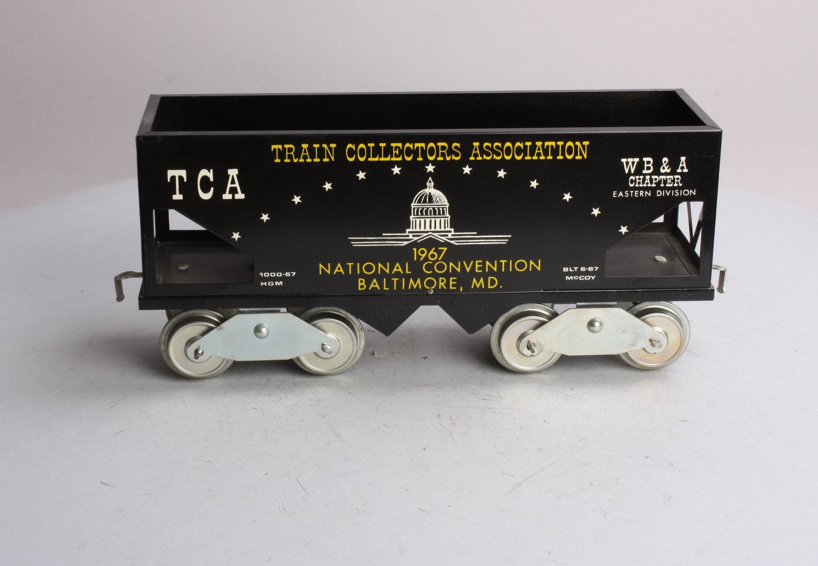 McCoy 1967 Standard Gauge TCA Baltimore, MD. National Convention Hopper EX