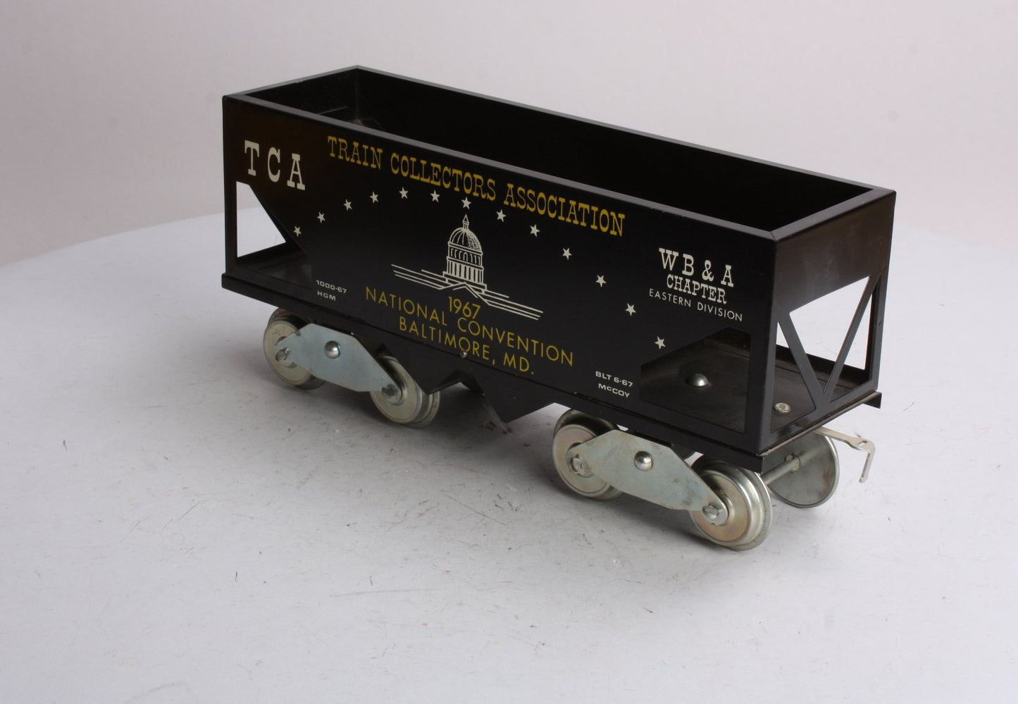 McCoy 1967 Standard Gauge TCA Baltimore, MD. National Convention Hopper EX