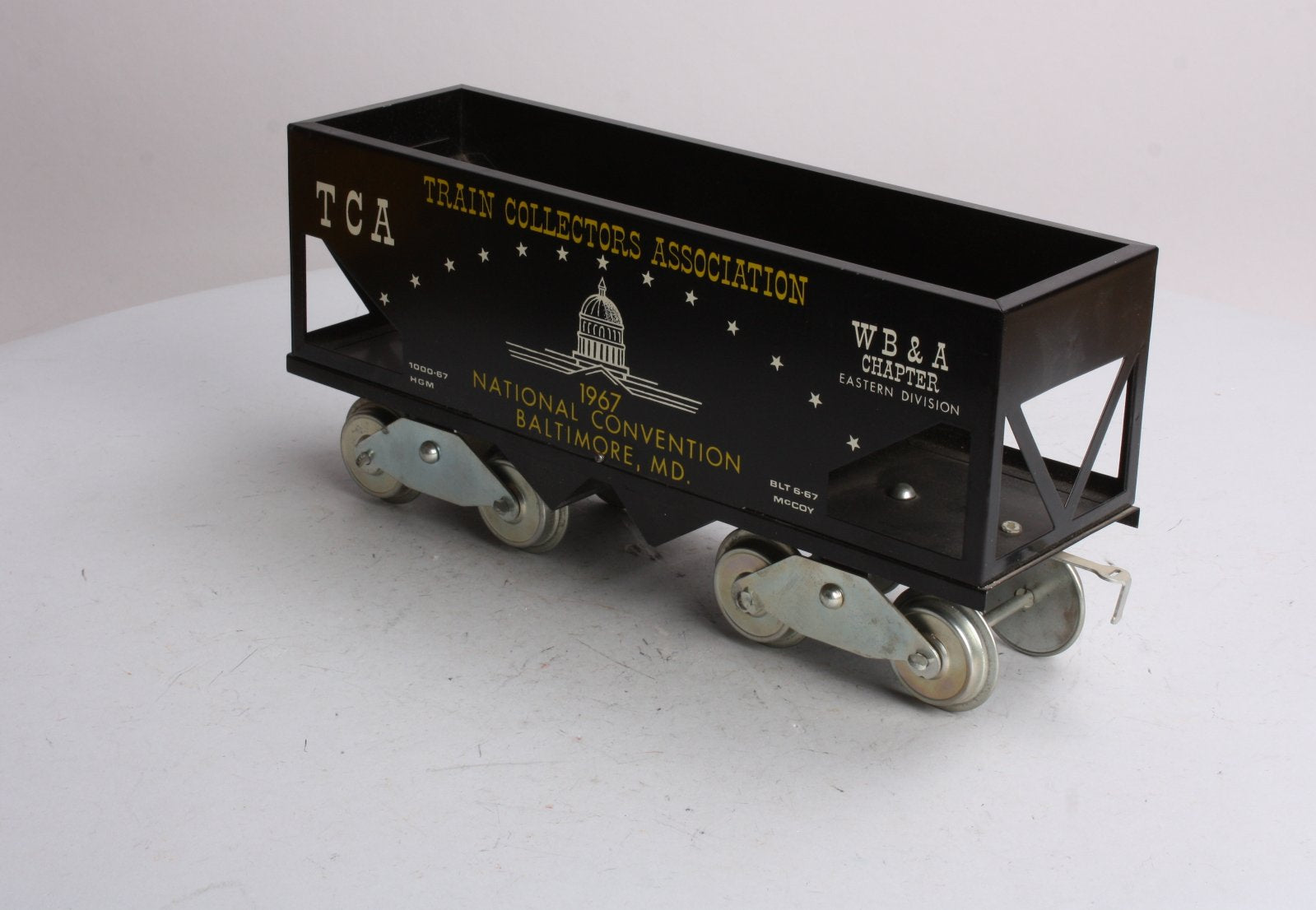 McCoy 1967 Standard Gauge TCA Baltimore, MD. National Convention Hopper EX