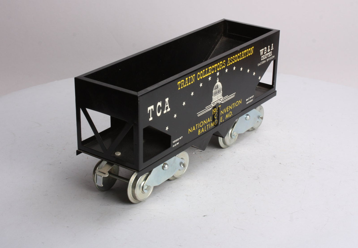 McCoy 1967 Standard Gauge TCA Baltimore, MD. National Convention Hopper EX