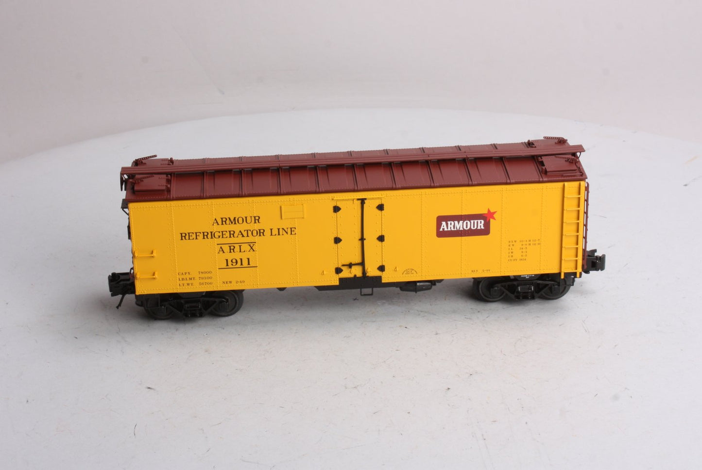 Atlas 8527-2 O Scale Armour 40' Steel Reefer #1911 (3 Rail) LN/Box